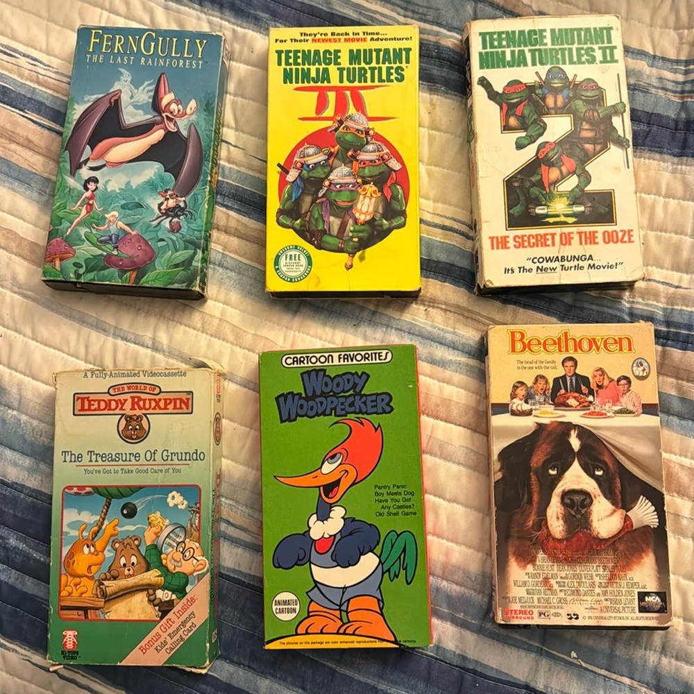 VHS Tapes Movies